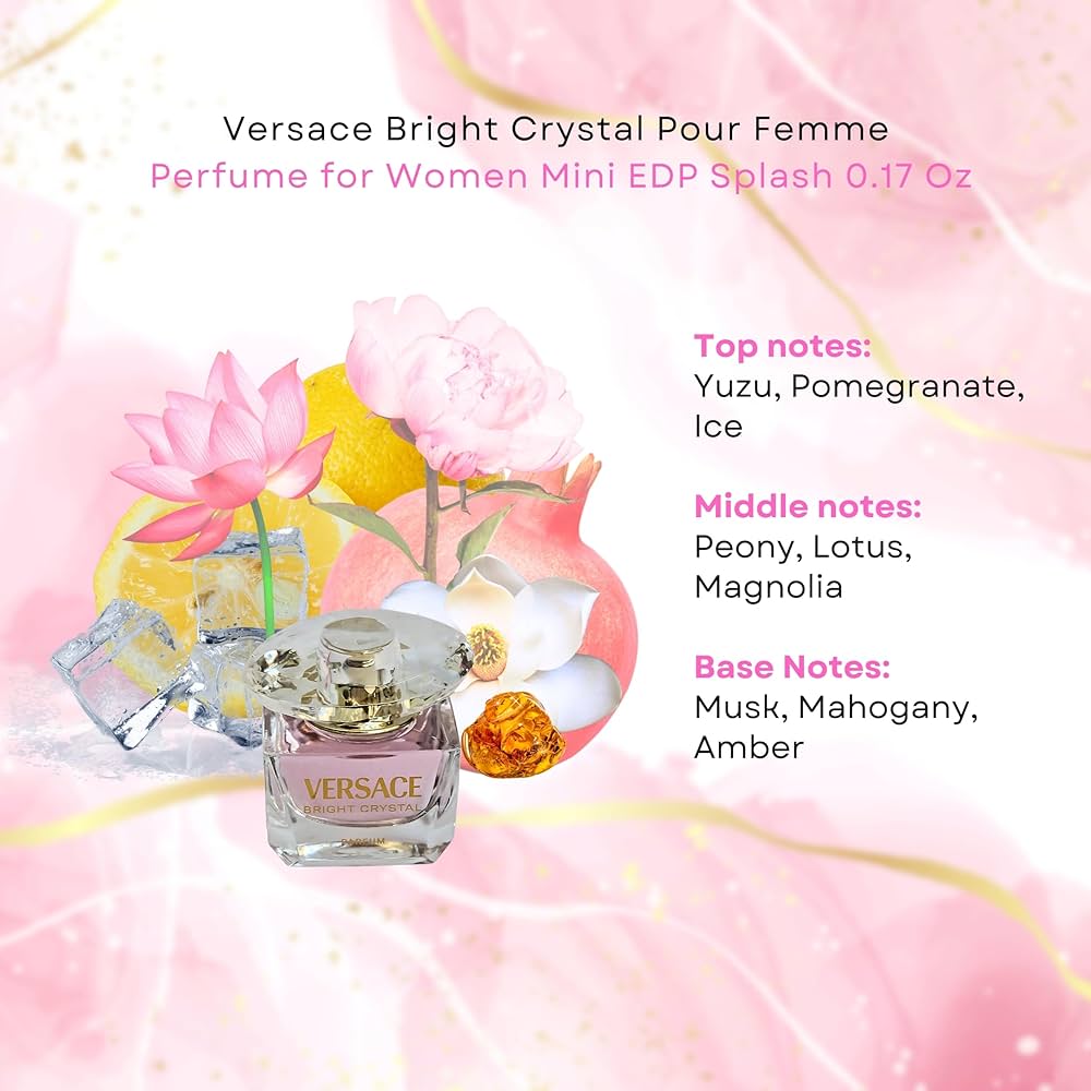 Amazon.com : Versace Bright Crystal Pour Femme Perfume for Women