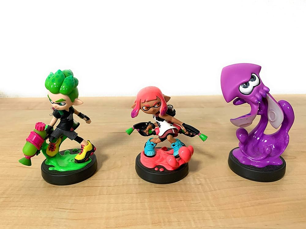 Amazon | 任天堂 スプラトゥーンシリーズ amiibo3種セット(ガール