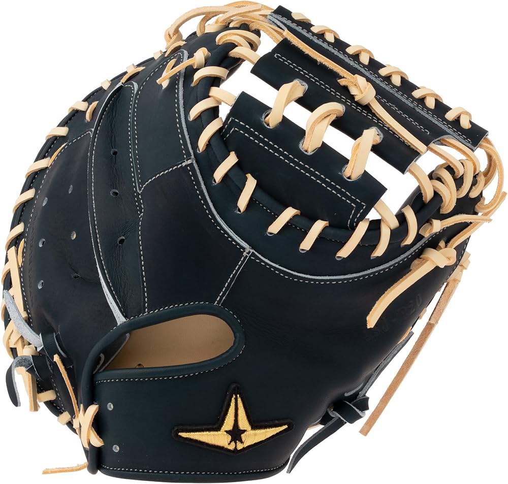 アンダーアーマー キャッチャーミット 軟式 ブラック × ゴールド 極