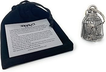 Amazon.com: Bravo Bells The 2nd Amendment Bell - Biker Bell