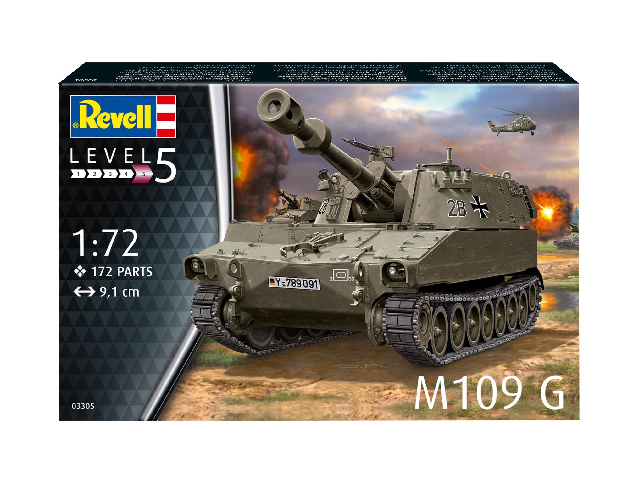 Amazon | ドイツレベル(Revell) 1/72 ドイツ連邦軍 M109G 自走榴弾砲