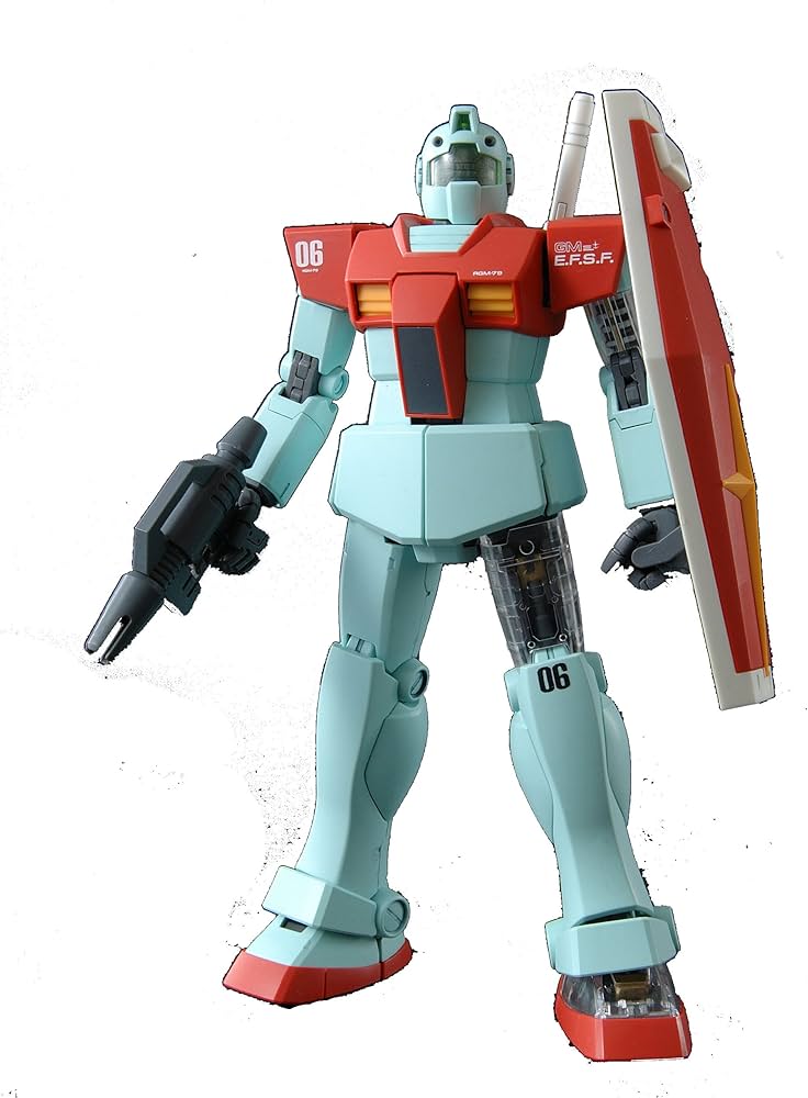 Amazon | MG 1/100 RGM-79 ジム Ver.2.0 (限定クリアパーツ付き) (機動