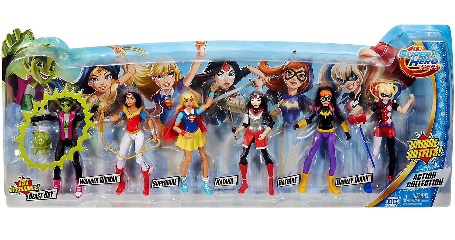 Amazon.com: DC Super Hero Girls Dolls 6 Figure Action Collection