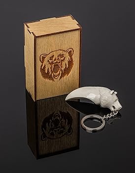 Amazon.co.jp: アニマルトーテム お守り キーチェーン 「熊の爪