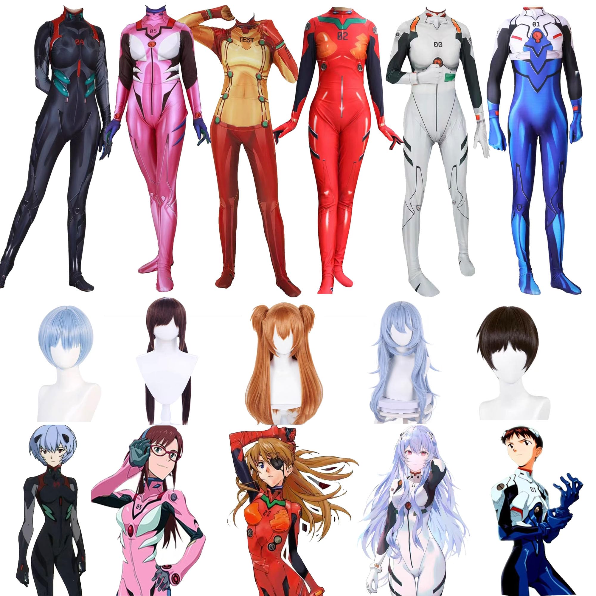 楽天市場】エヴァ アスカ 衣装の通販 EVA アスカ 戦闘服 コス衣装