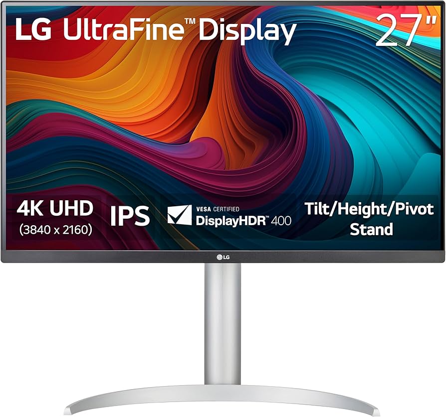 Amazon.com: LG 27UP650K-W 27-inch Ultrafine 4K UHD (3840 x 2160