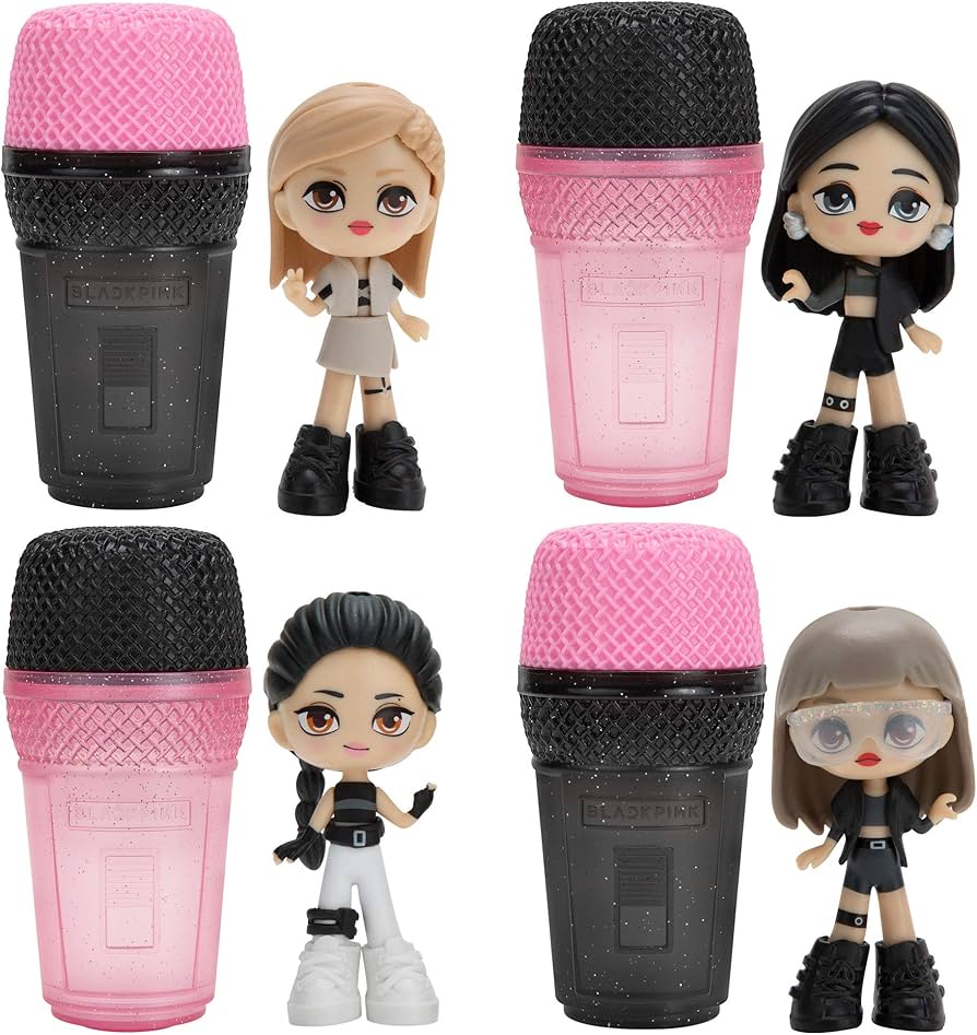 BlackPink Micro Pop Stars, Mystery Surprise Figures 4 Pack - 3
