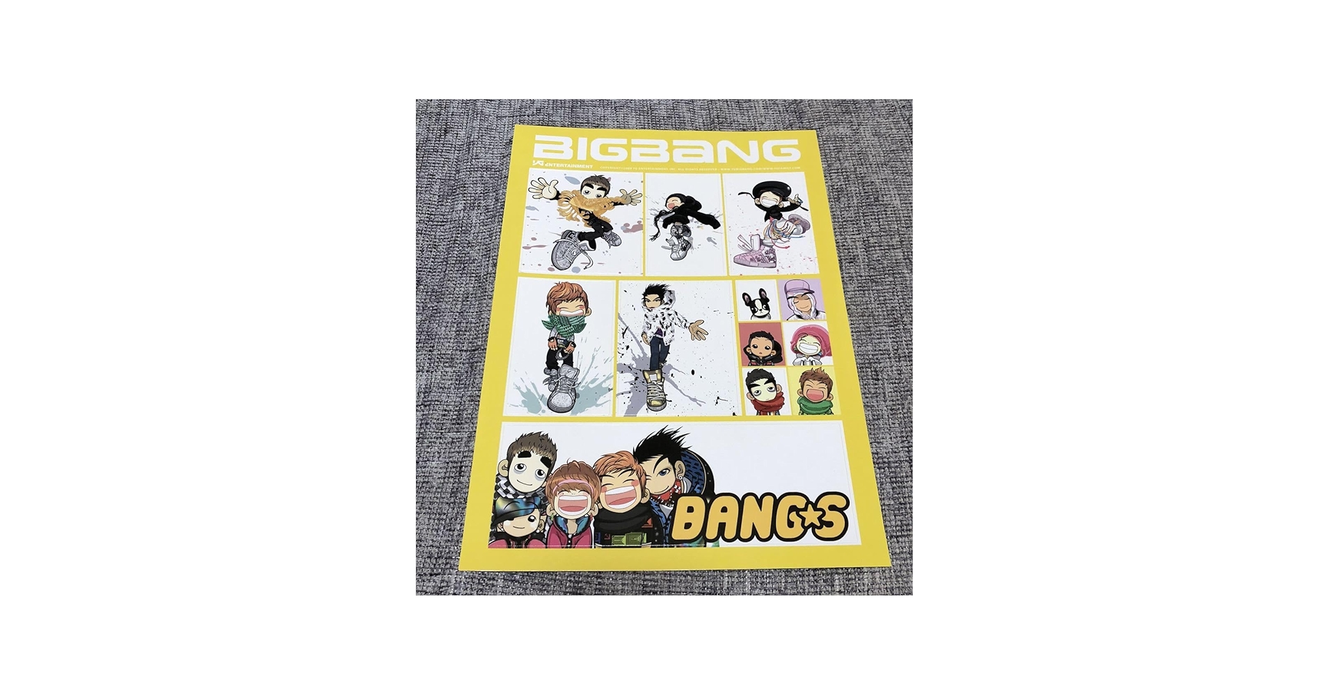 Amazon.co.jp: レア BIGBANG 免税店公式グッズ ステッカーシートC