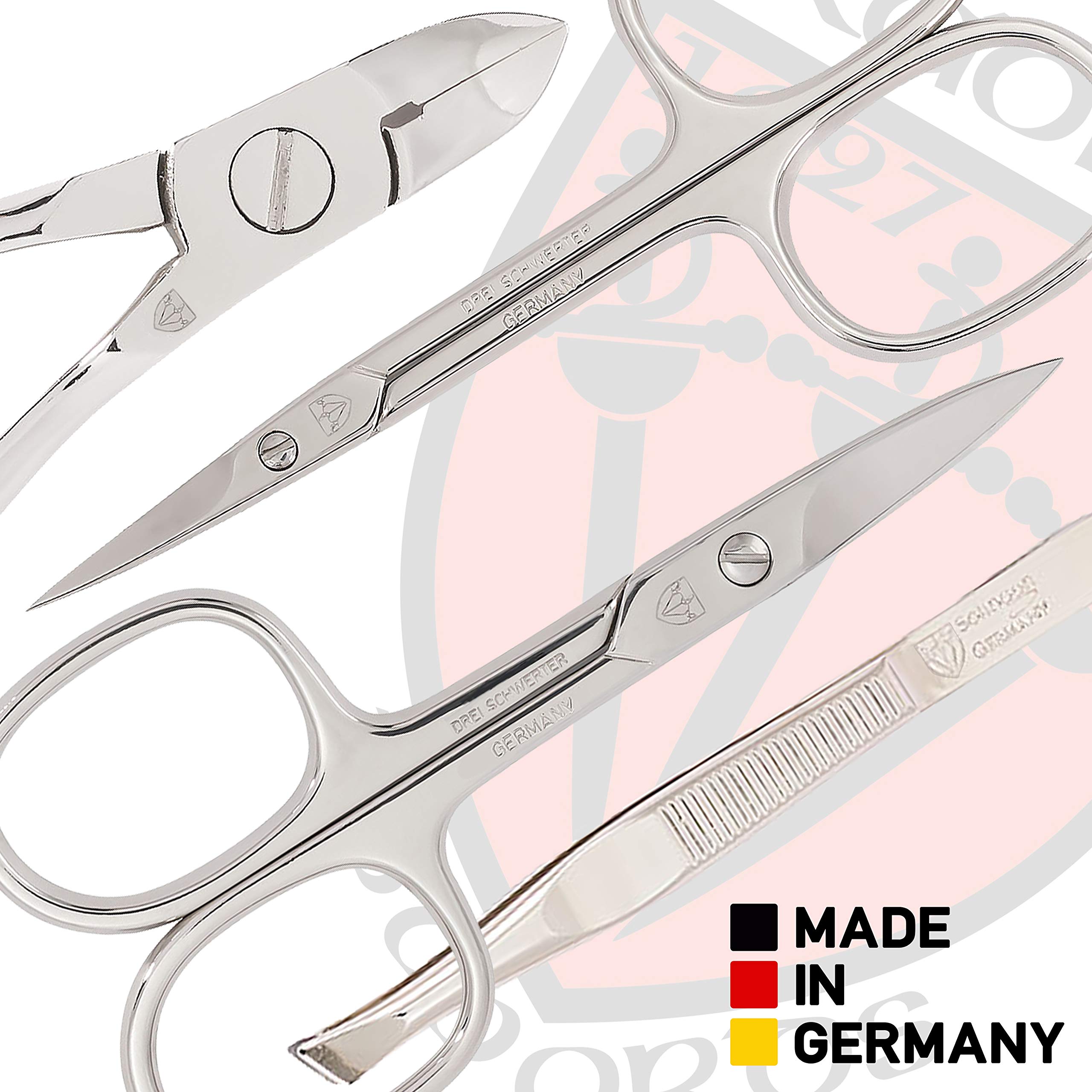 Amazon.com : 3 Swords Germany – manicure pedicure set kit - Made