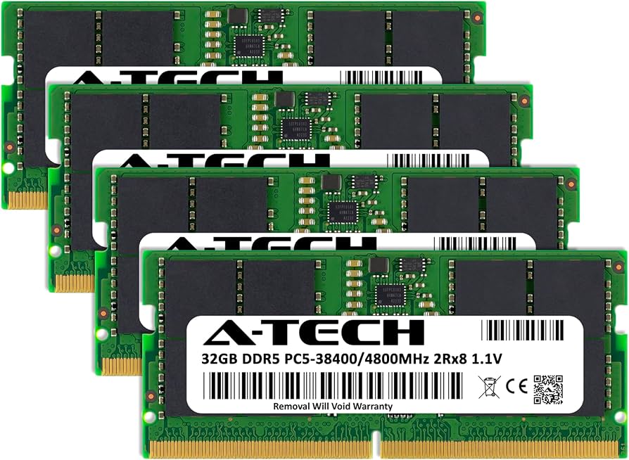 Amazon.co.jp: A-Tech 128GB キット (4x32GB) DDR5 4800MHz PC5-38400