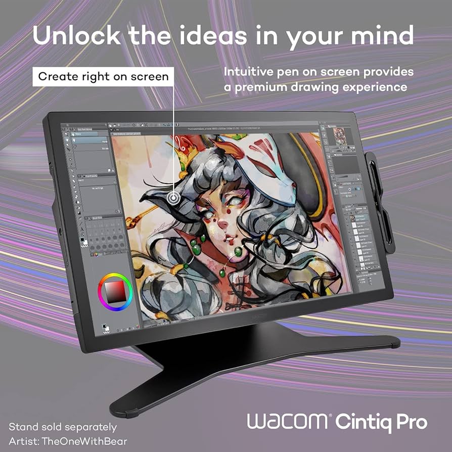 Amazon.com: Wacom Cintiq Pro 27 Creative Pen Display (4K Graphic