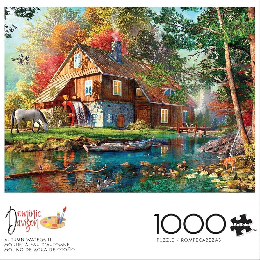 Amazon.com: Buffalo Games – Dominic Davison - Autumn Windmill