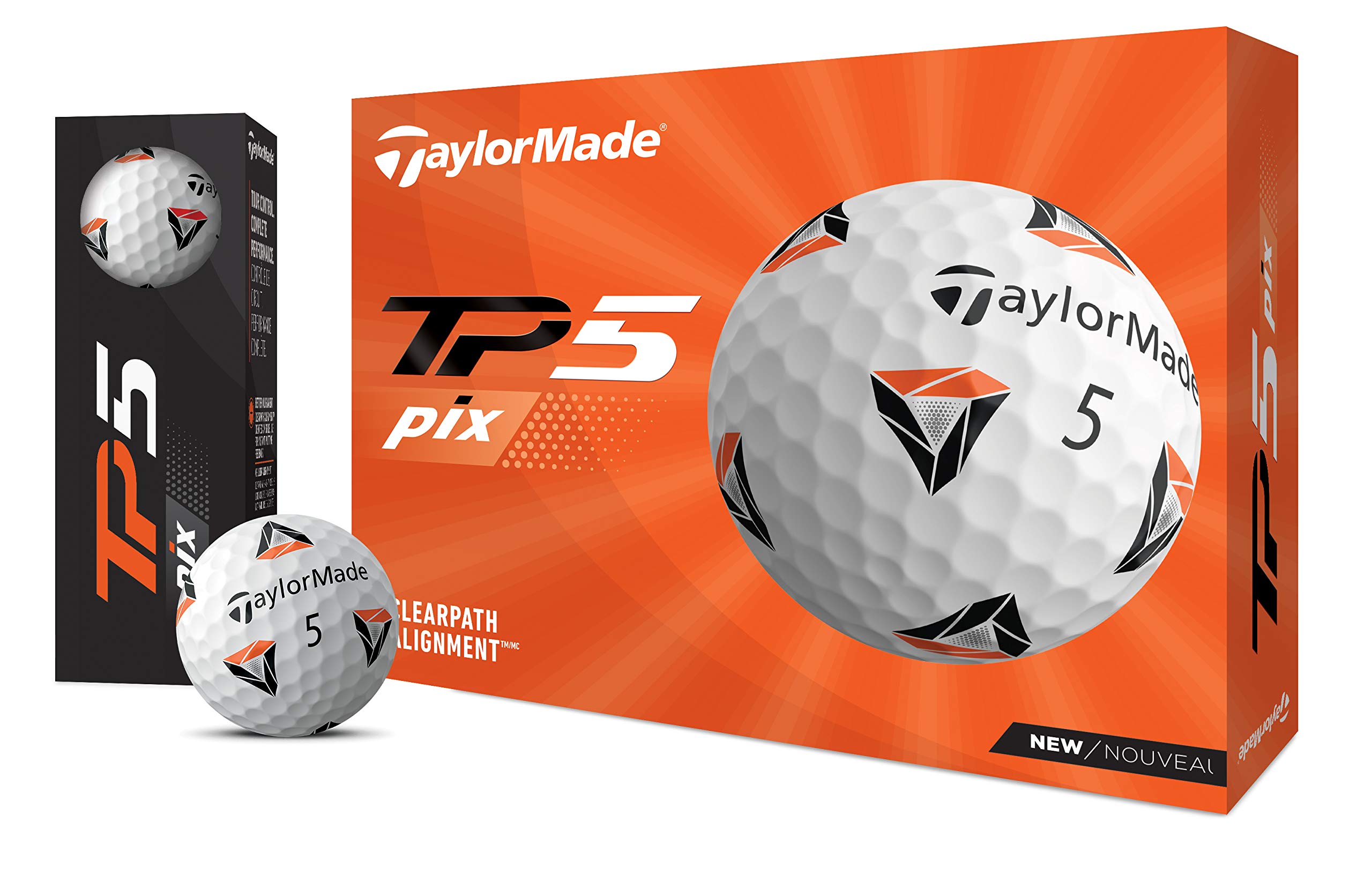 Amazon.co.jp: TaylorMade TP5 Pix 2.0 ゴルフボール ダース