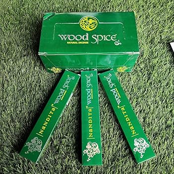 Amazon.com: Nandita Wood Spice Incense Sticks 15 gm x 3 Pack