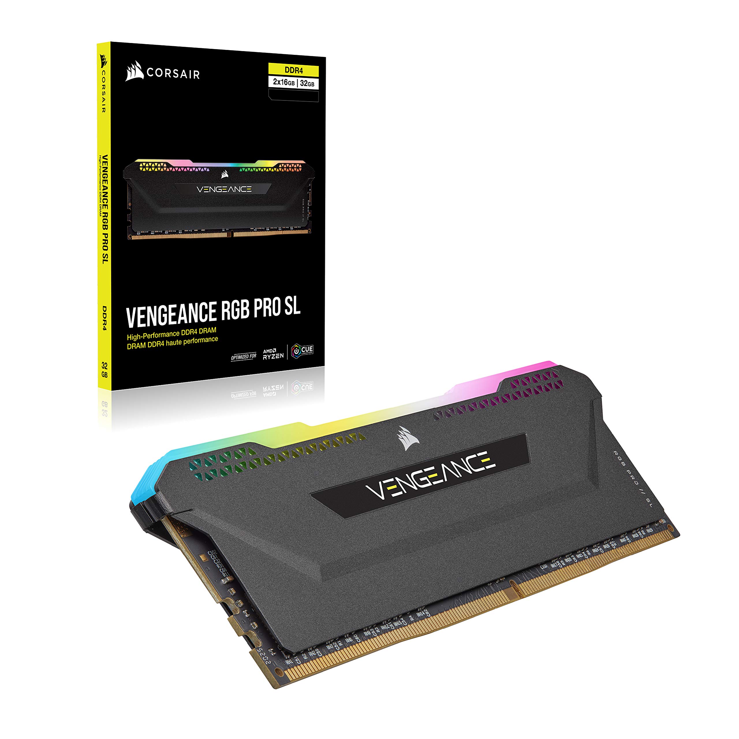 Amazon | Corsair Vengeance RGB PRO SL 16GB (2x8GB) DDR4 4000MHz