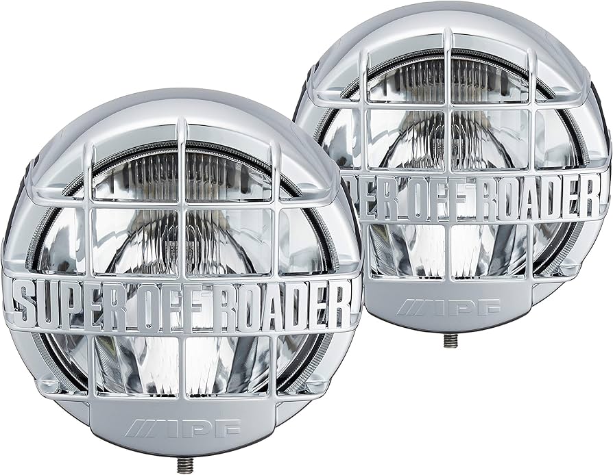 Amazon | IPF フォグランプ ハロゲン H3 丸形 直径200mm 純正色 12V用