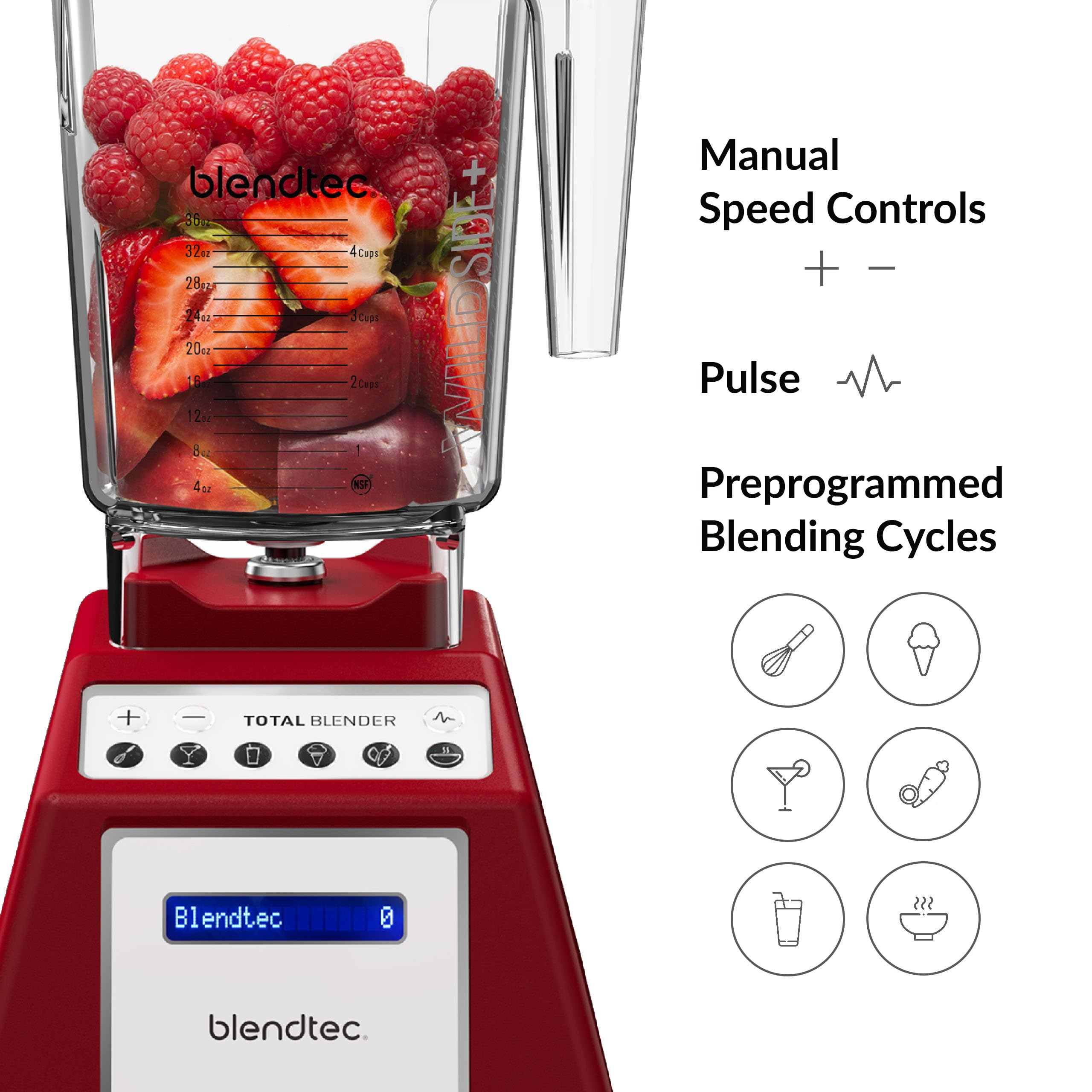 Amazon.com: Blendtec Total Classic Original Blender, 90 oz