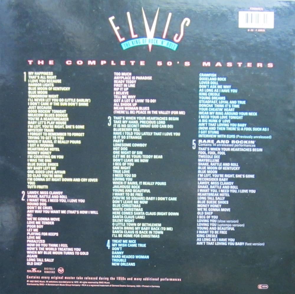 Presley, Elvis - The King of Rock 'N' Roll: The Complete 50s