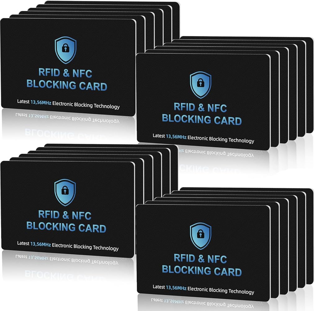 RFID Blocking Card, NFC Debit Credit Card Passport Protector