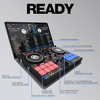Amazon.com: Reloop Ready Compact Prep 2-Deck DJ Controller