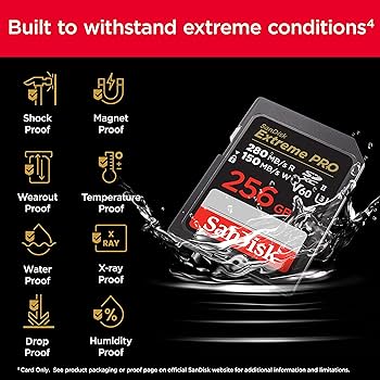 Amazon | SanDisk 256GB Extreme PRO SDXCカード SDカード SDカード