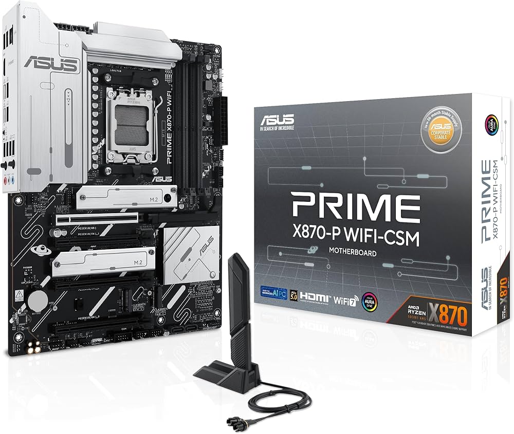 Amazon | ASUS PRIME X870-P WIFI-CSM AMD Ryzen 9000 シリーズ AM5