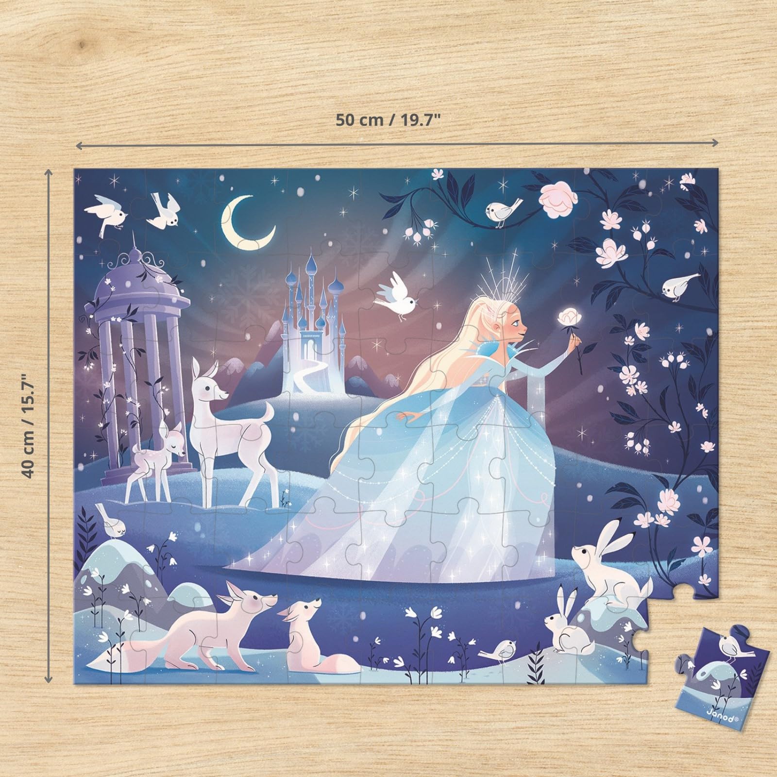 Amazon.com: Janod - 54 Piece Ice Enchantment Jigsaw Puzzle - Ages