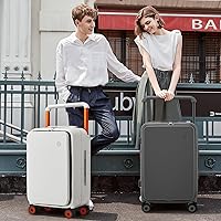 Amazon.com: mixi Checked Luggage Wide Handle Luxury Design Rolling