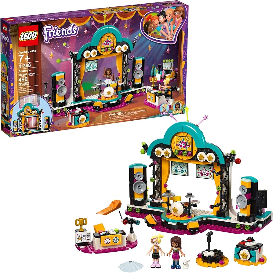 Amazon.com: LEGO Friends Andrea's talent Show 41368 Building Kit