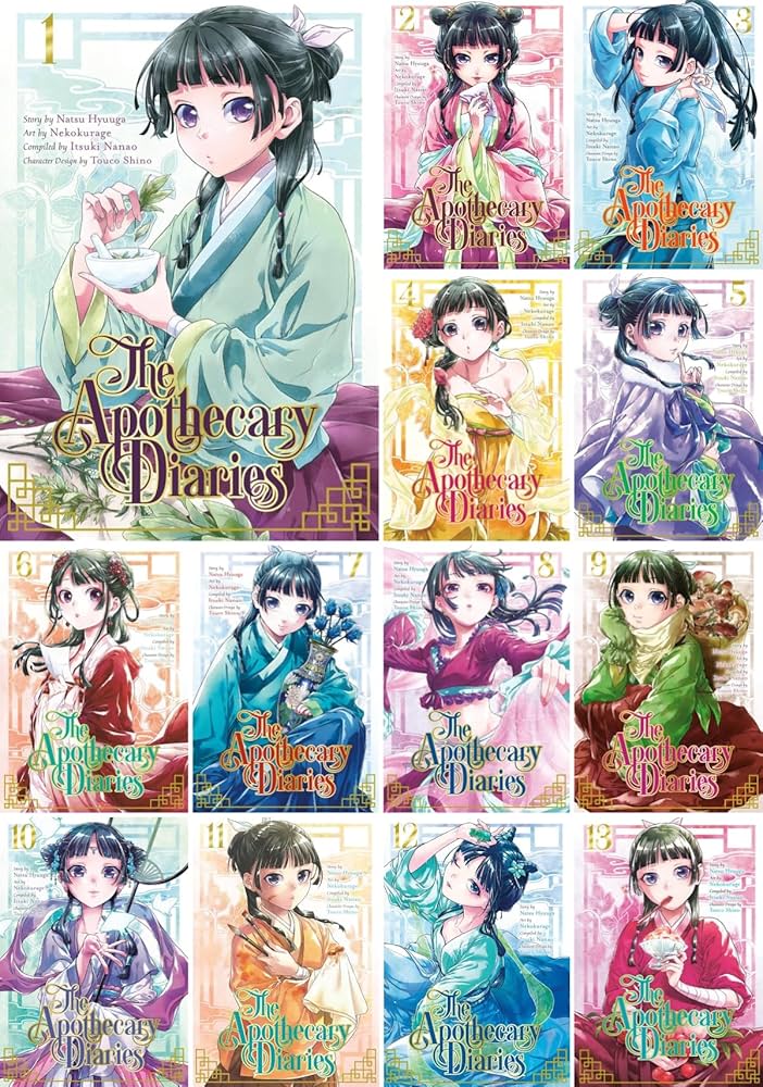 The Apothecary Diaries (Manga) Series 13 Books Set (Vol.1-Vol.13