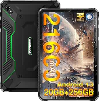 Amazon.co.jp: DOOGEE R10 防水 タブレットAndroid 13、頑丈な