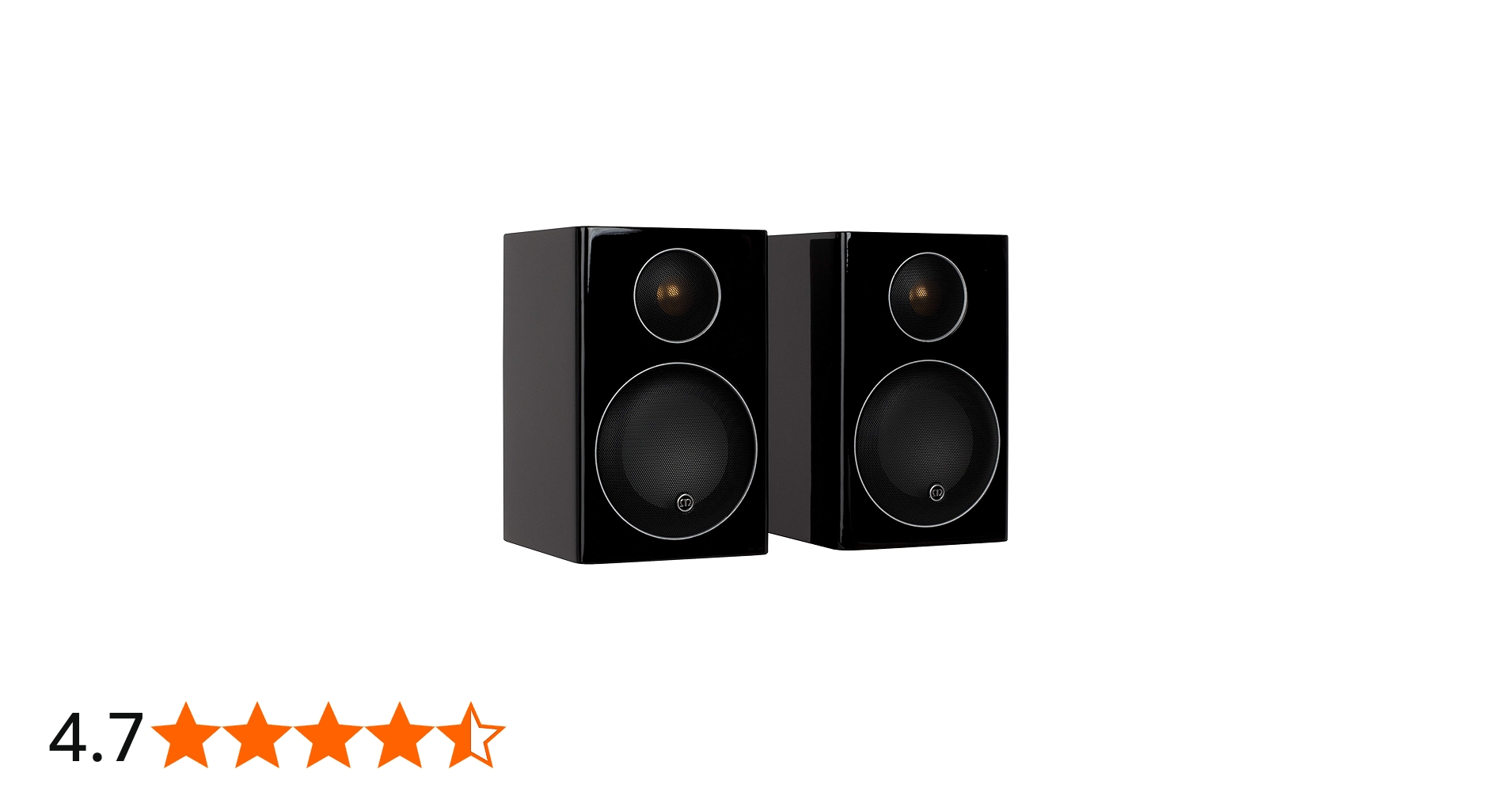 Monitor Audio Radius 90 Bookshelf Speakers - Pair (Piano Black