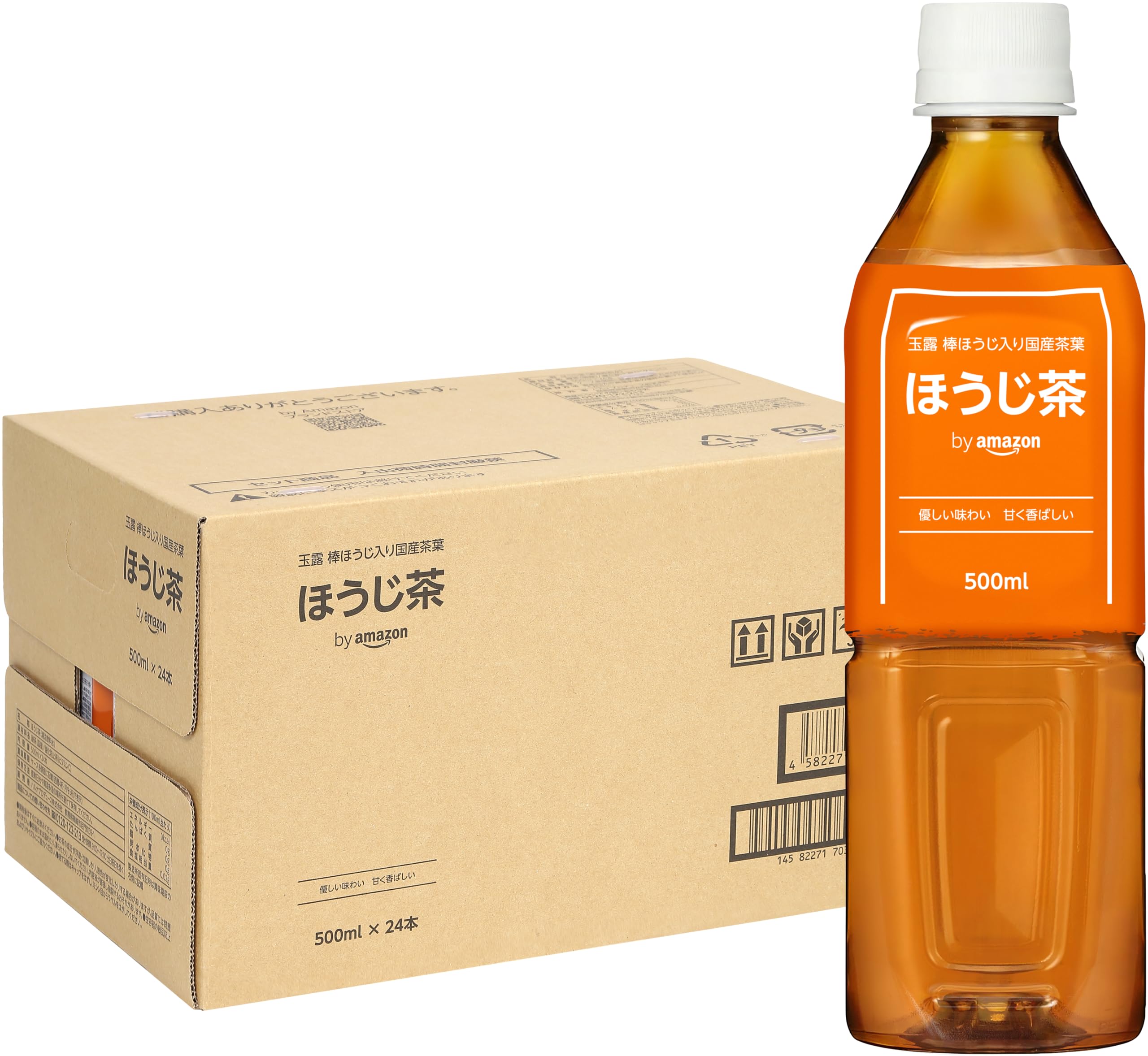 Amazon.co.jp: by Amazon ほうじ茶500ml×24本 : 食品・飲料・お酒