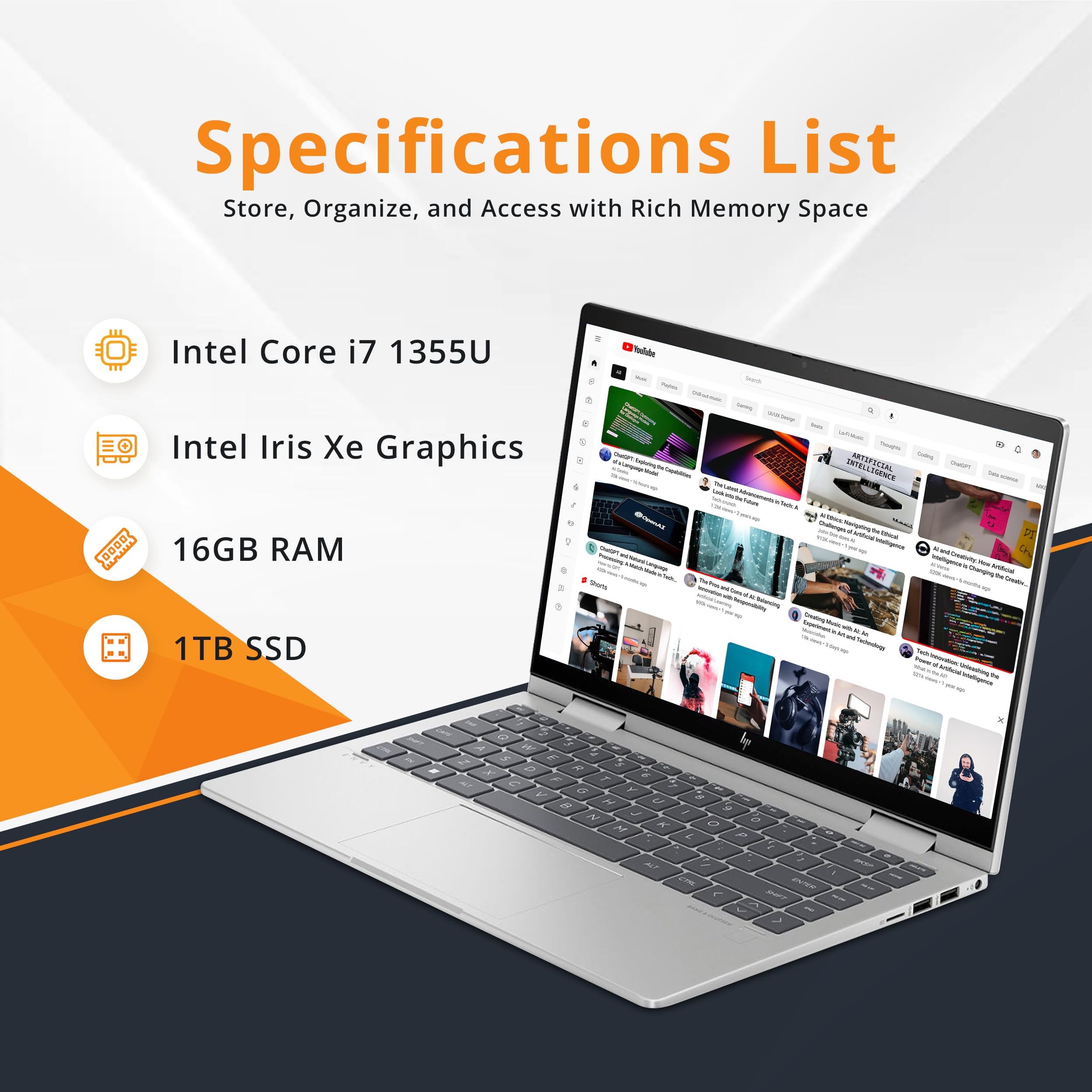 Amazon.com: HP Envy x360 2-in-1 14