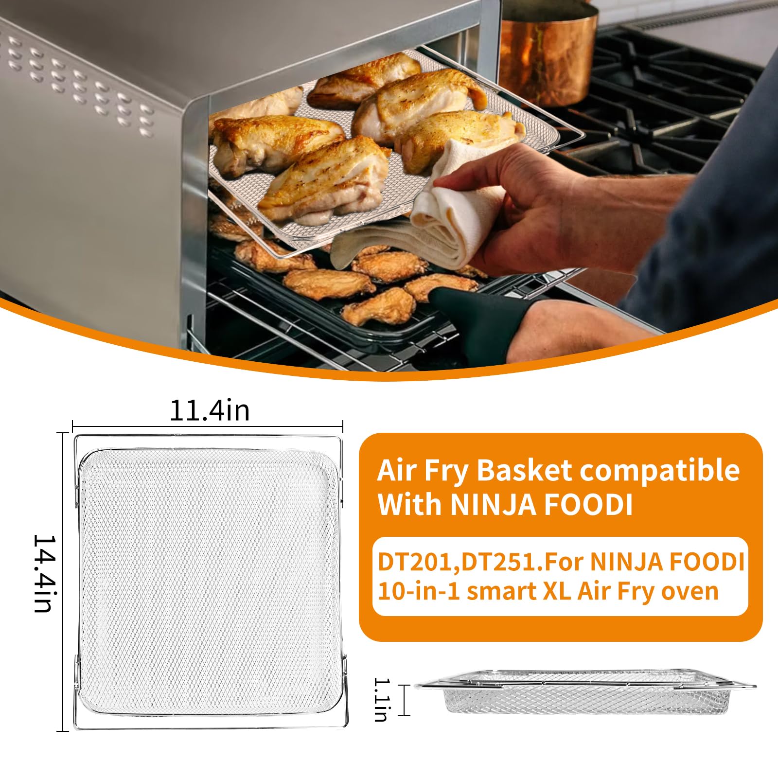 Amazon.com: Air Fryer Oven Basket Replacement Baking Trays for