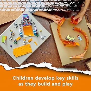 Amazon.com: LEGO City Stuntz Smashing Chimpanzee Stunt Loop 60338