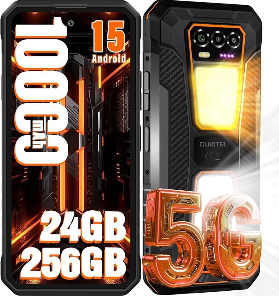 Amazon | OUKITEL タフネススマホ WP58 Pro 5G 10000mAh 大容量
