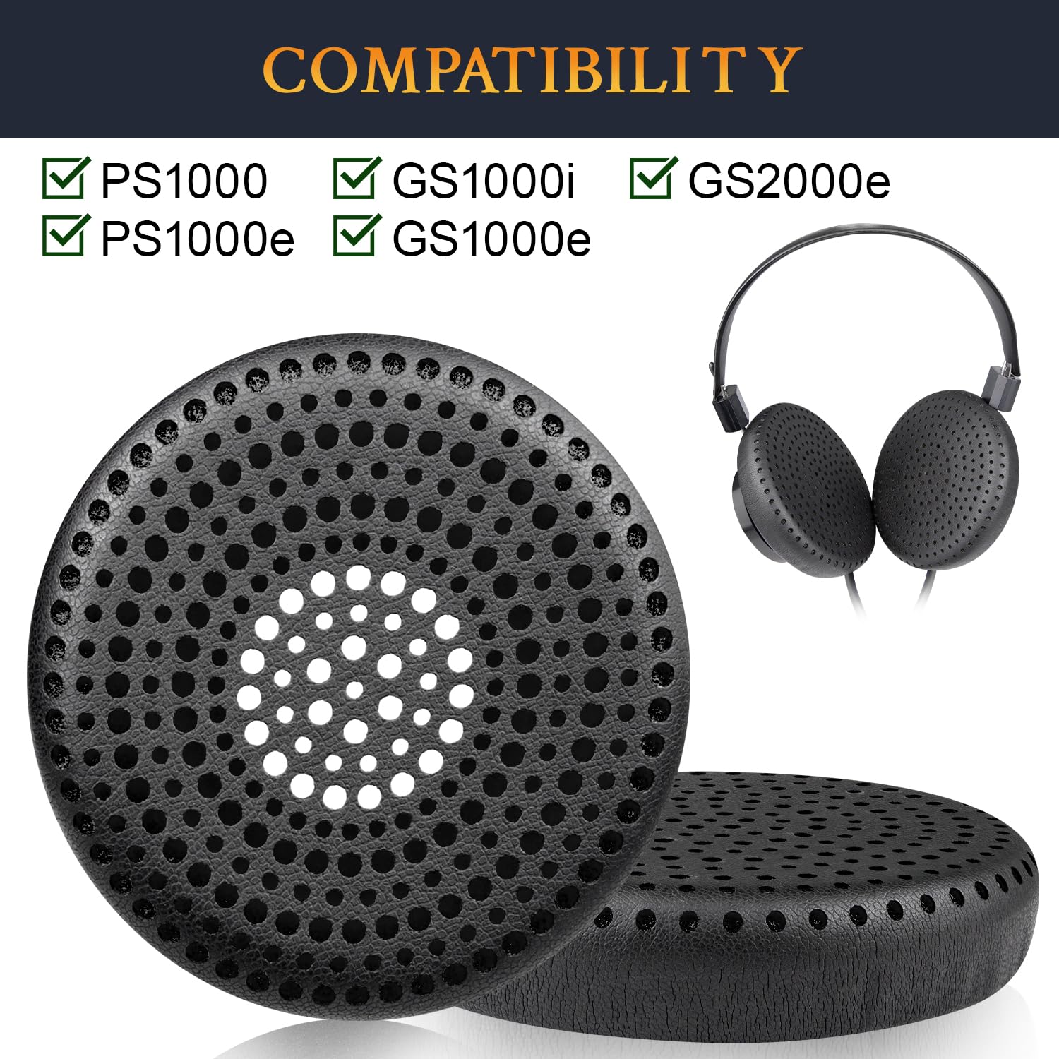 Amazon | SOULWIT イヤーパッド イヤークッション Grado GS1000