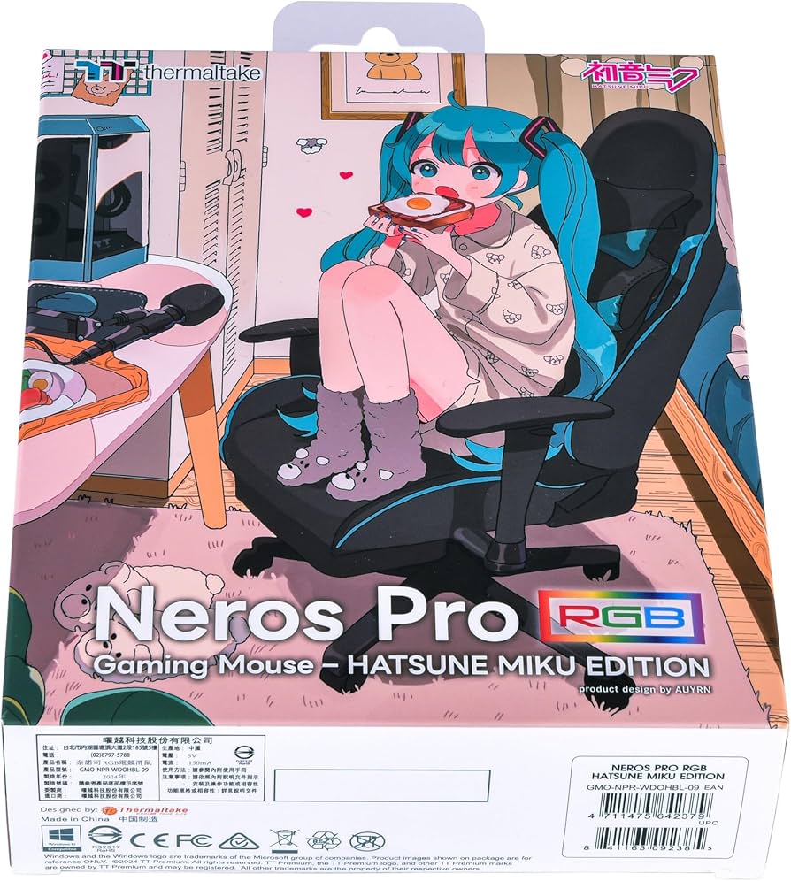 Amazon.co.jp: Thermaltake Neros Pro RGB Hatsune Miku Edition USB