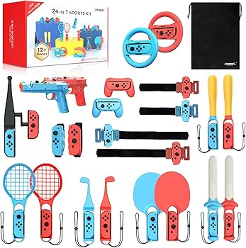 Amazon.com: All-in-One Switch Sports Accessories Bundle (24 Items