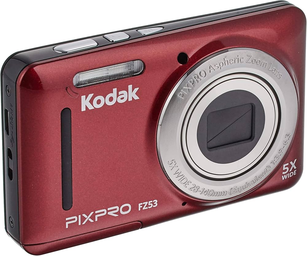 Amazon | コダック コンパクトデジタルカメラKodak PIXPRO FZ53 レッド