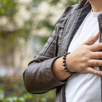 Amazon.co.jp: Heka Naturals シュンガイトブレスレット- 保証された