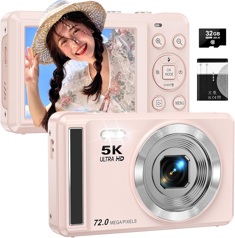 Amazon | デジタルカメラ 5K 7200万画素 デジカメ 2.8 インチ