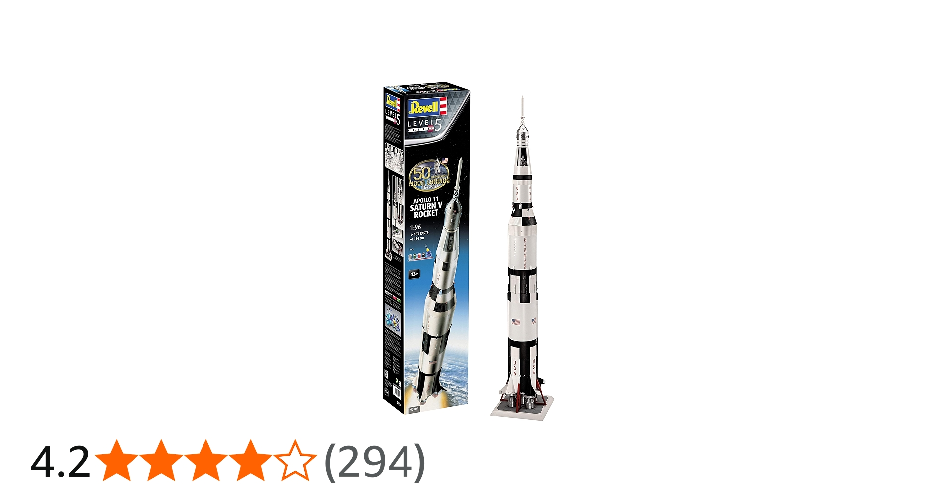 Amazon | ドイツレベル(Revell) 1/96 アポロ 11 サターンV ロケット