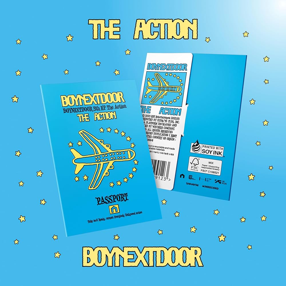 Amazon.co.jp: BOYNEXTDOOR [The Action] (Weverse Albums Ver.)（韓国