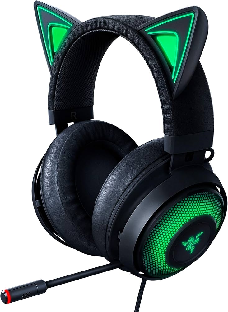 Amazon.co.jp: Razer Kraken Kitty Black ゲーミングヘッドセット USB