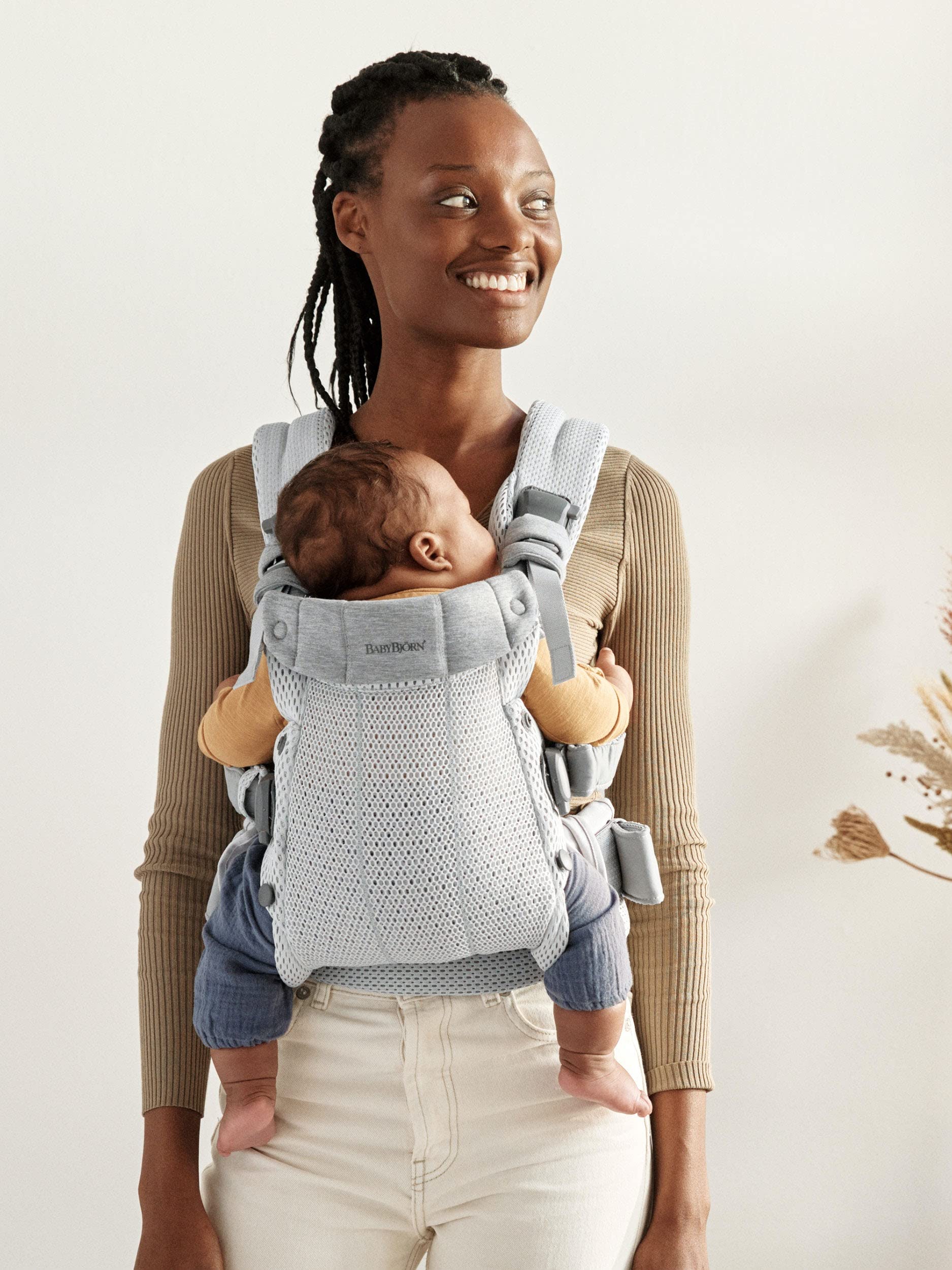 Amazon.com: BabyBjörn Baby Carrier Harmony, Silver, 3D Mesh | 3-in