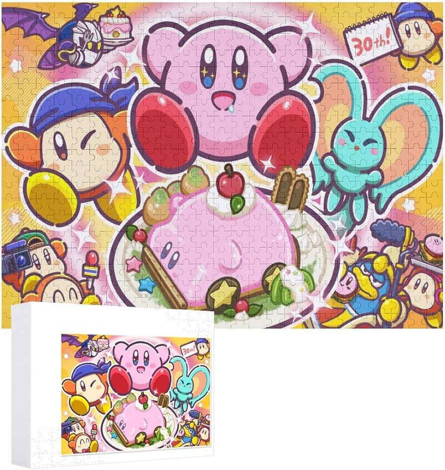 Amazon.co.jp: 星のカービィ ジグソーパズル 300/500/1000ピース 木製