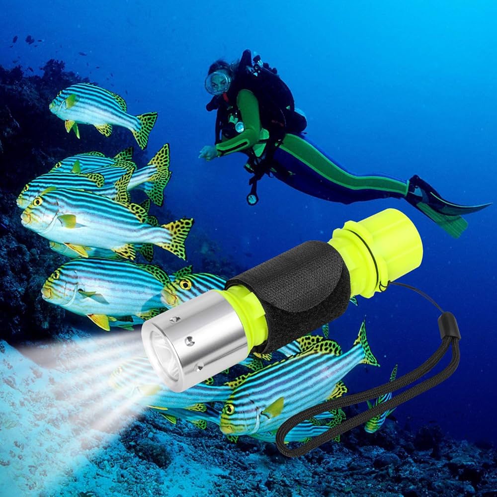 Amazon.com : Oumers Diving Flashlight, Super Bright LED Diving