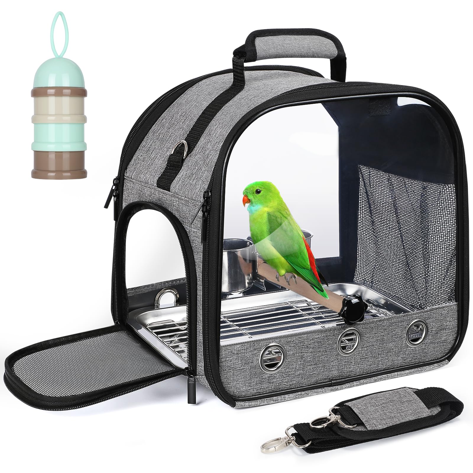 Amazon | 鳥キャリー便利な外出バッグで快適な鳥のお供えを！鳥用外出